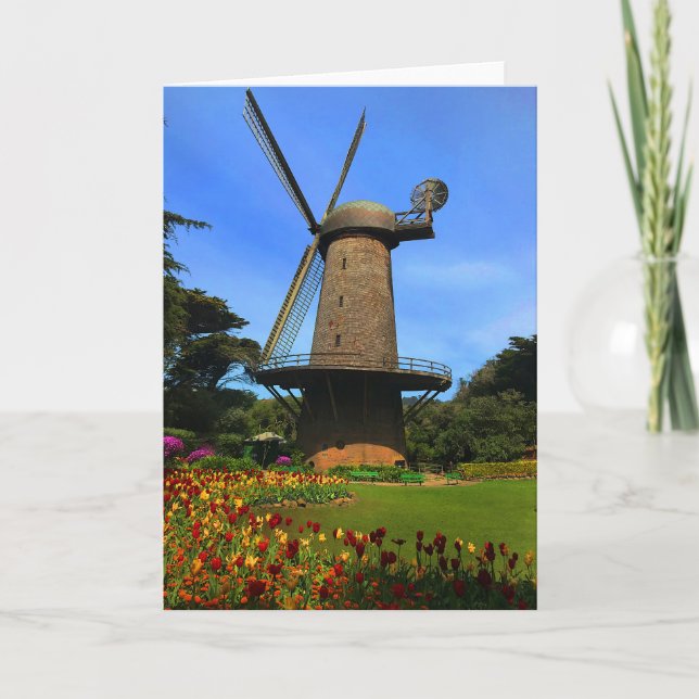 San Francisco Dutch Windmill #4 Card Dankeskarte (Vorderseite)