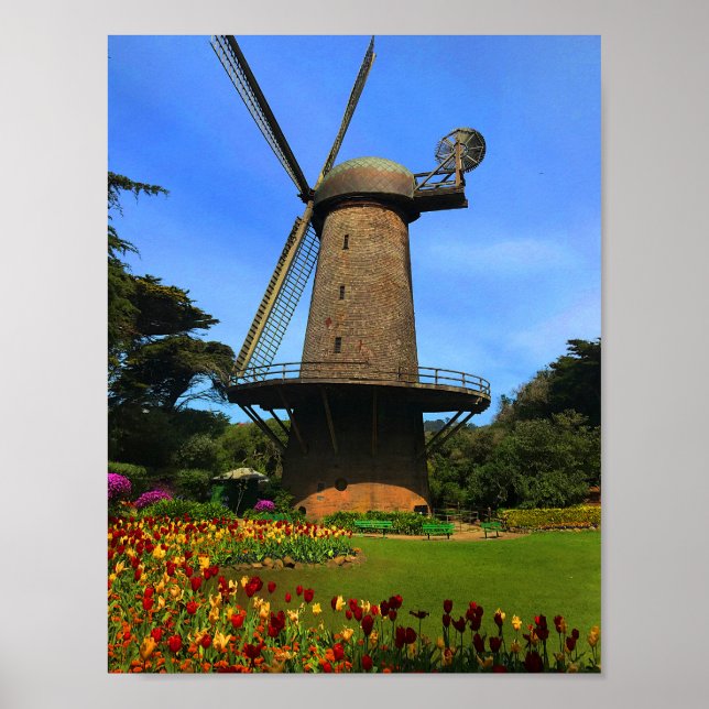 San Francisco Dutch Windmill #4 Poster (Vorne)