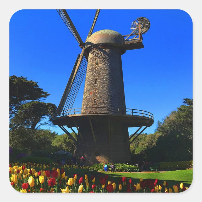 San Francisco Dutch Windmill #5 Sticker (Vorderseite)