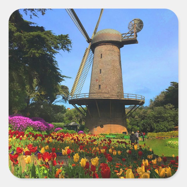 San Francisco Dutch Windmill #6 Sticker (Vorderseite)