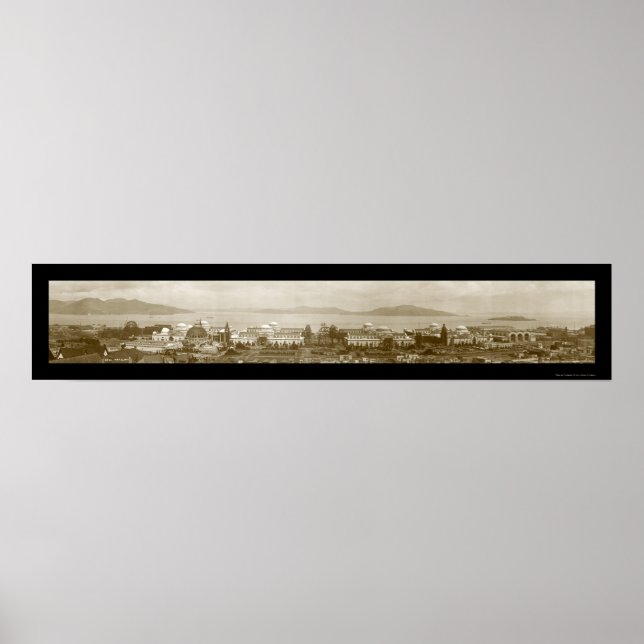 San Francisco Expo Foto 1914 Poster (Vorne)
