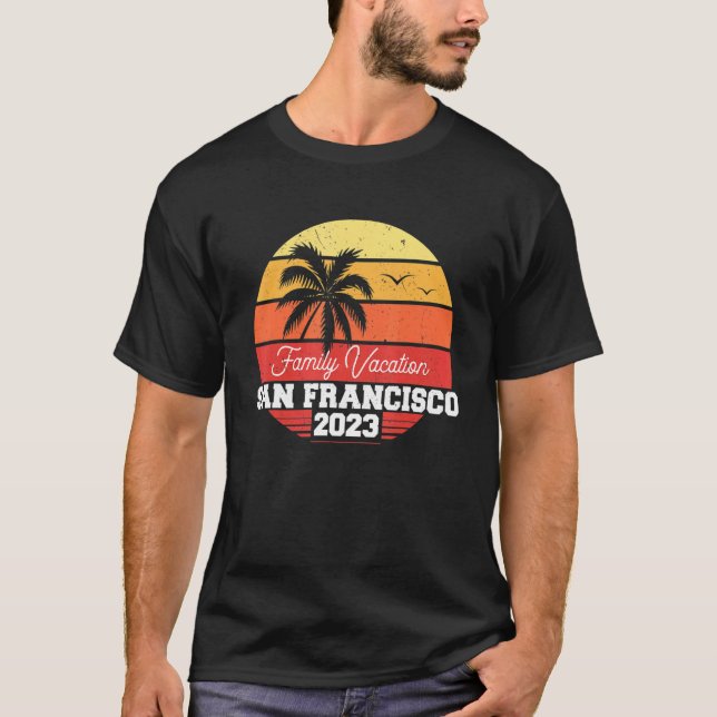 San Francisco Family Vacation 2023 Matching Holida T-Shirt (Vorderseite)