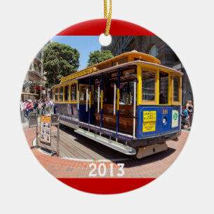 San Francisco-Feiertagsornament Keramik Ornament