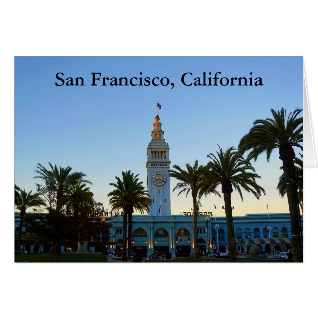 San Francisco Ferry Gebäude #11 Card (Vorderseite (Horizontal))