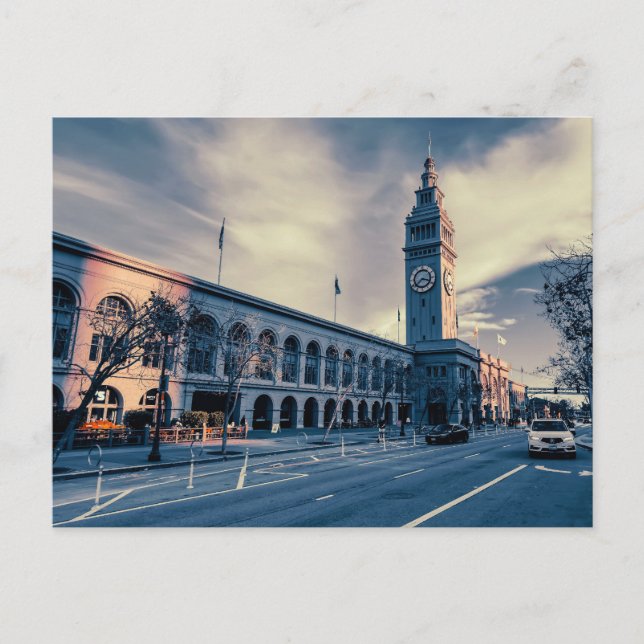 San Francisco Ferry Gebäude Postkarte (Vorderseite)
