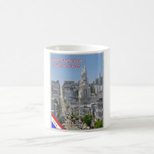 San Francisco - Filbert Street - Vereinigte Staate Kaffeetasse