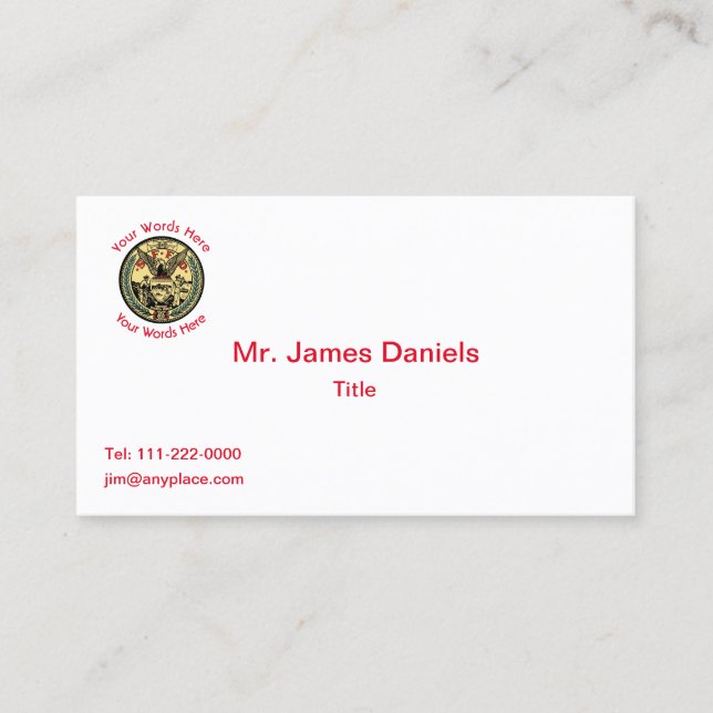 San Francisco Fire Department Business Card Visitenkarte (Vorderseite)