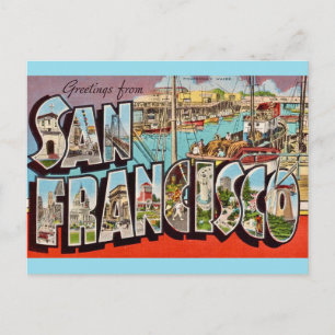 San Francisco Fisherman's Wharf Postkarte