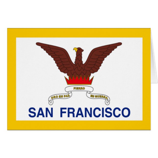 San Francisco Flagge (Vorderseite (Horizontal))