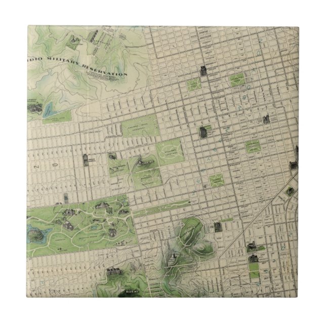 San Francisco Fliese (Vorderseite)