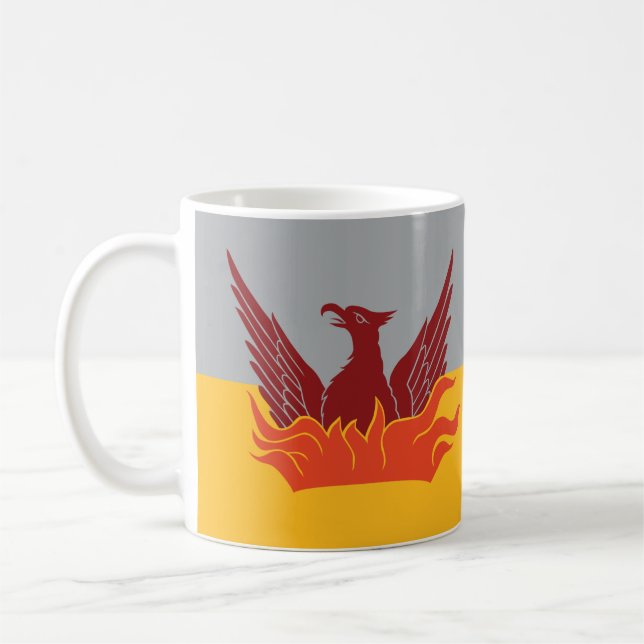 San Francisco Fog & Gold Flag Tasse (Links)