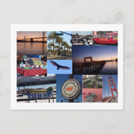 San Francisco Foto Collage Postkarte