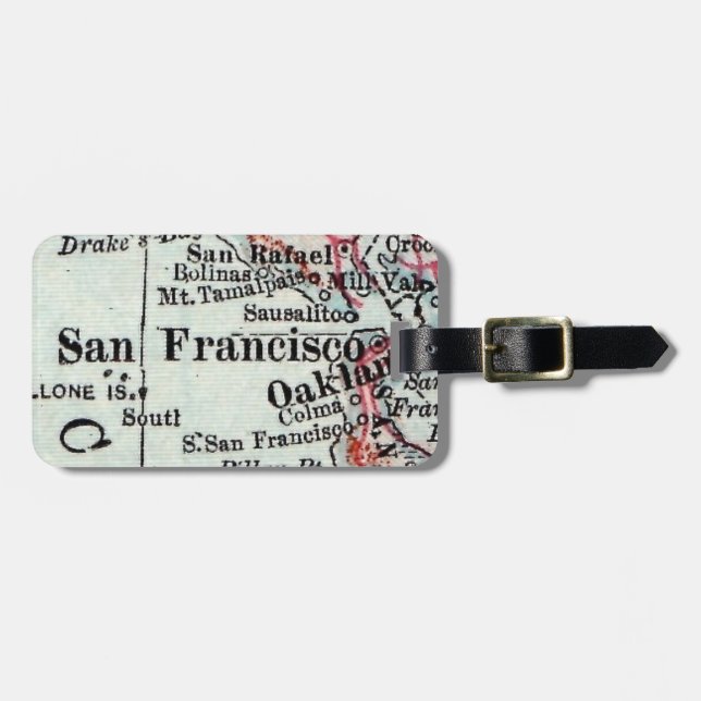 San Francisco Gepäckanhänger-Ehemann-Geschenk Gepäckanhänger (Vorderseite horizontal)