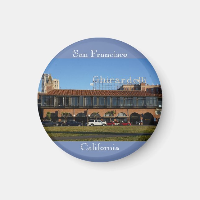 San Francisco Ghirardelli Square Magnet (Vorne)