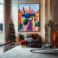San Francisco Golden Gate and Stream in Fauvist
