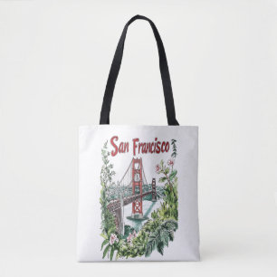 San Francisco Golden Gate Bridge Aquarell-Design