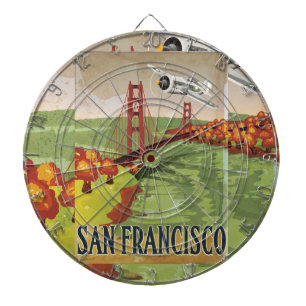 San Francisco Golden Gate Bridge Dartscheibe