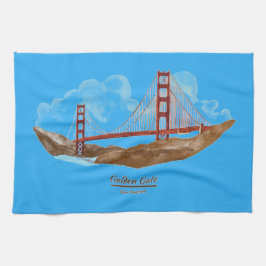 San Francisco Golden Gate Bridge Handtuch