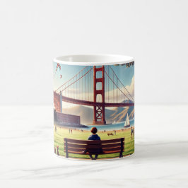 San Francisco Golden Gate Bridge Kaffeetasse