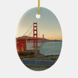 San Francisco Golden gate bridge Keramikornament