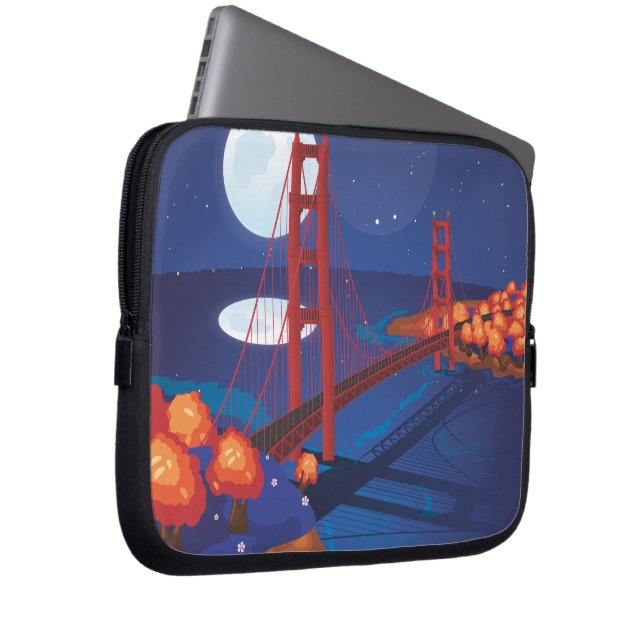 San Francisco Golden Gate Bridge Laptopschutzhülle (Vorne Rechts)