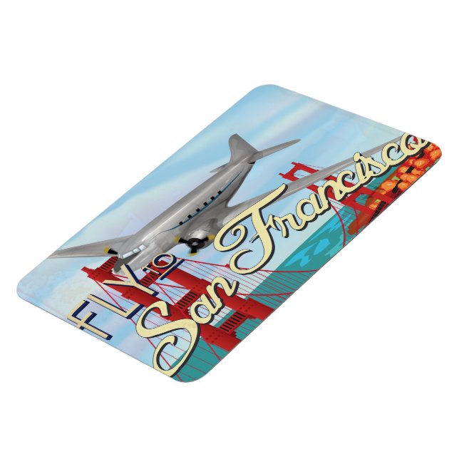 San Francisco Golden Gate Bridge Magnet (Linke Seite)