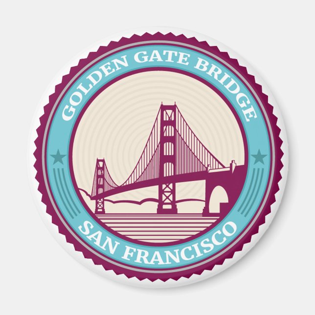 San Francisco Golden Gate Bridge Magnet (Vorne)