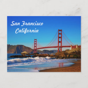 San Francisco Golden Gate Bridge Postcard Postkarte