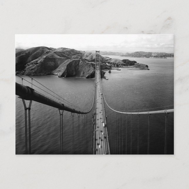 San Francisco Golden gate bridge Postkarte (Vorderseite)