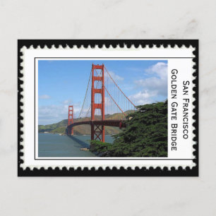San Francisco Golden Gate Bridge Postkarte