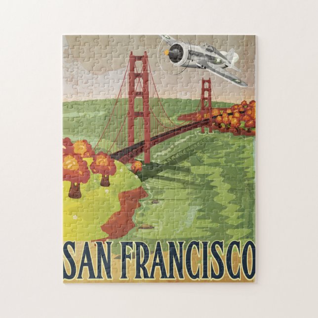 San Francisco Golden Gate Bridge Puzzle (Vertikal)