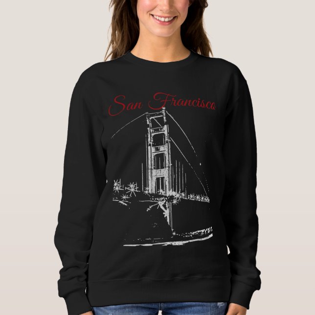 San Francisco Golden Gate Bridge Sweatshirt (Vorderseite)