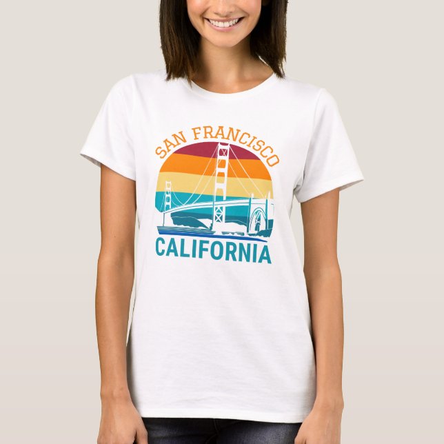 San Francisco Golden Gate Bridge T-Shirt (Vorderseite)