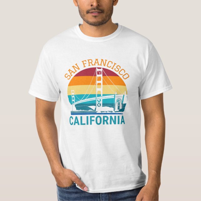 San Francisco Golden Gate Bridge T-Shirt (Vorderseite)