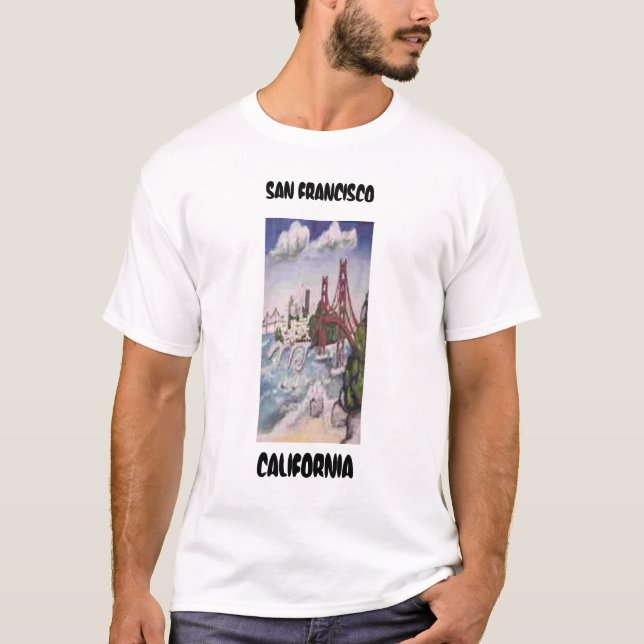 SAN FRANCISCO, GOLDEN GATE BRIDGE T-Shirt (Vorderseite)