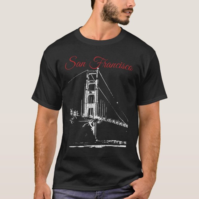 San Francisco Golden Gate Bridge T-Shirt (Vorderseite)