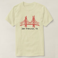 SAN FRANCISCO GOLDEN GATE BRIDGE T=Shirt