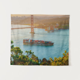 San Francisco Golden gate bridge Tapisserie Wandteppich