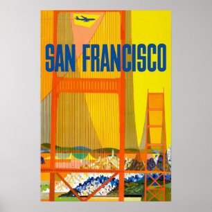 San Francisco, Golden Gate Brücke Poster