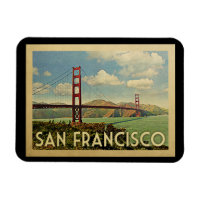 San Francisco Golden Gate Brücke Vintage Reise