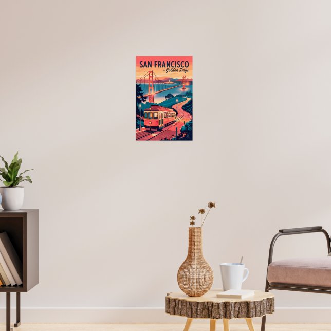 San Francisco Golden Gate Poster (Wohnzimmer 3)