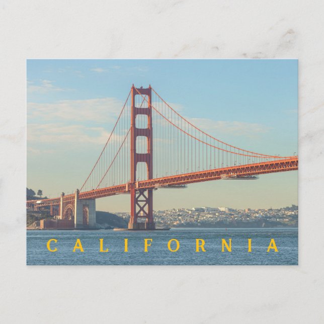 San Francisco Golden Gate Postkarte (Vorderseite)