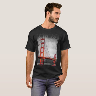 San Francisco, Golden Gate Stadt, T-Shirt