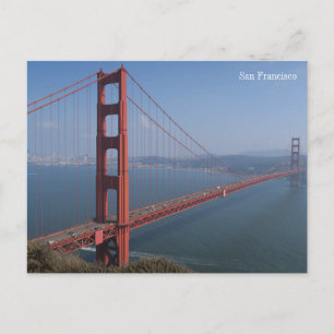 San Francisco Golden Gate USA Feiertagspostkarte