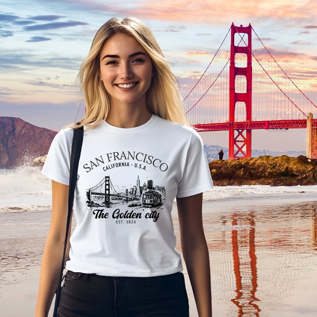 San Francisco Golden Gate Vintage Tri-Blend Shirt (Von Creator hochgeladen)