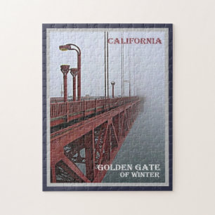 San Francisco - Goldenes Tor des Winters - USA - Puzzle