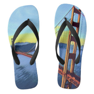 San Francisco - GOLDENGATE - Brücke Flip Flops