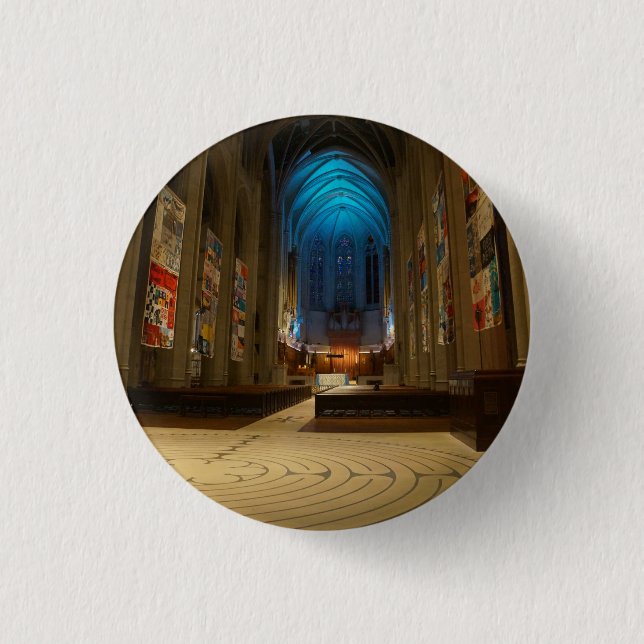 San Francisco Grace Kathedrale #2 Pinback Button (Vorderseite)