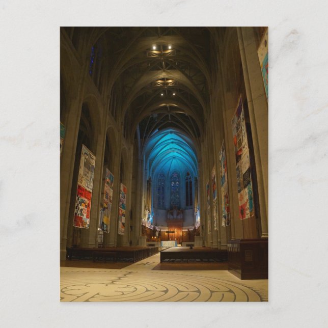San Francisco Grace Kathedrale #2 Postkarte (Vorderseite)