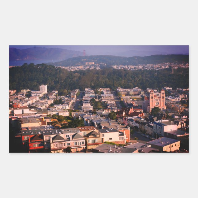 San Francisco Grandview Park View Stickers (Vorderseite)